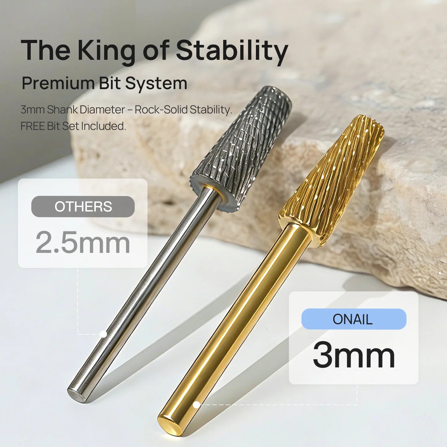 O NAIL AI Precision Nail Drill – Professional Electric Nail File with 50,000 RPM