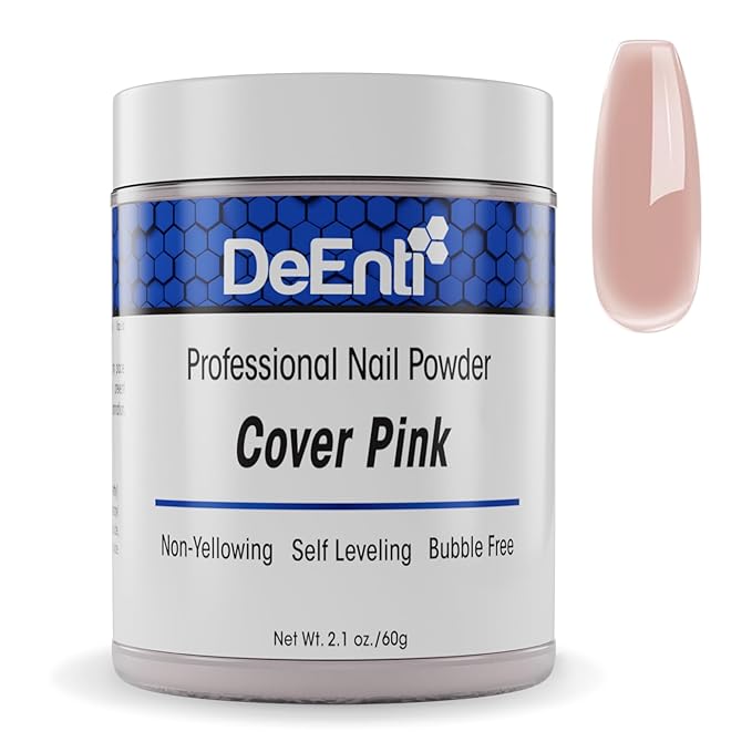 DeEnti Acrylic Nail Powder Cover Pink 2oz