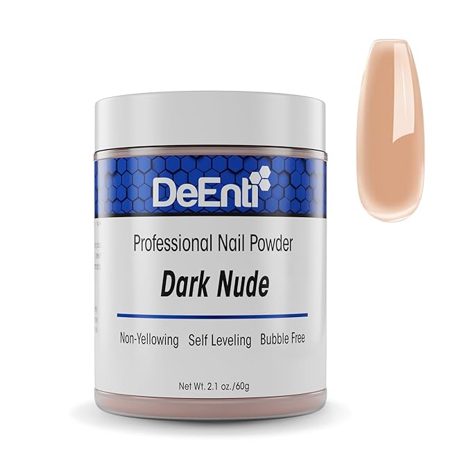 DeEnti Acrylic Nail Powder  Dark Nude 2oz