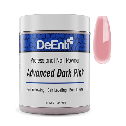 DeEnti Acrylic Nail Powder Advanced Dark Pink 2oz