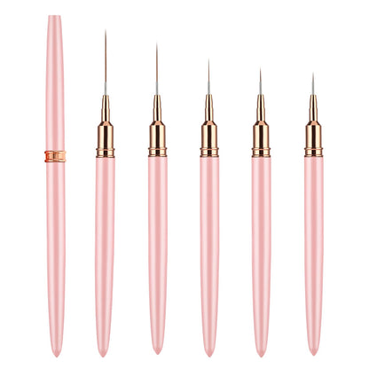 Pink Liner Art Brush 5pcs