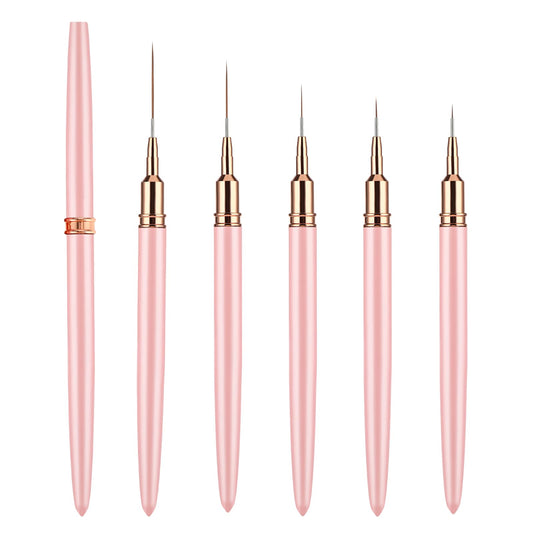 Pink Liner Art Brush 5pcs