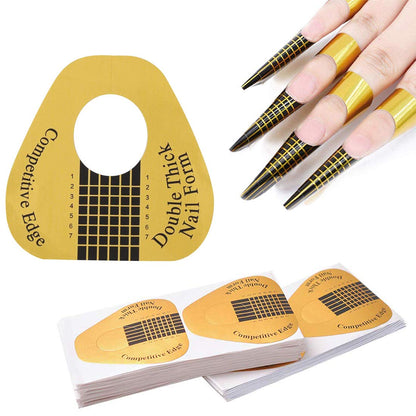 Nail Forms Gold 100pcs.