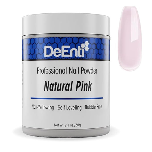 DeEnti Acrylic Nail Powder Natural Pink 2oz