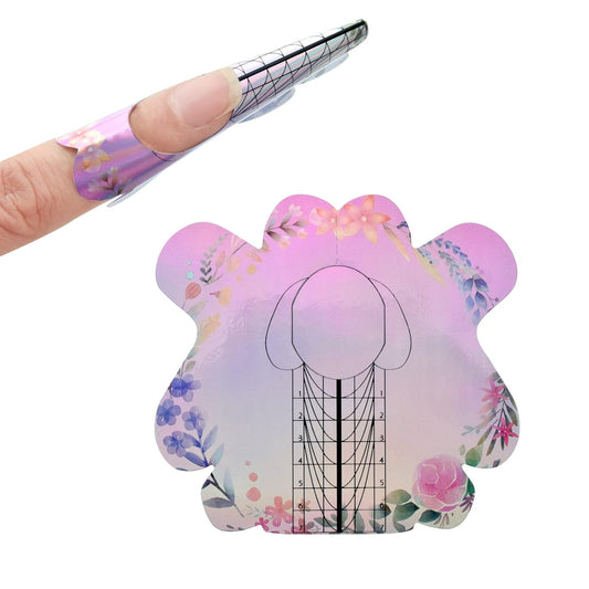Nail Forms Floral 100pcs.