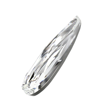 Swarovski Flat Back Crystals Non Hotfix Raindrop (2304) Crystal