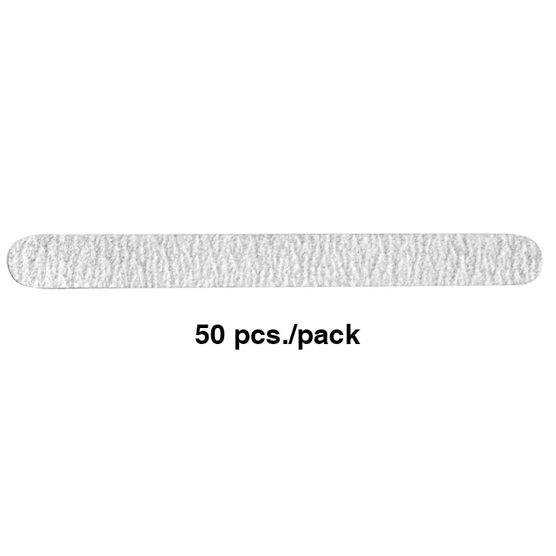 Cre8tion Premium Nail File Regular Zebra 50pc - USA Standard