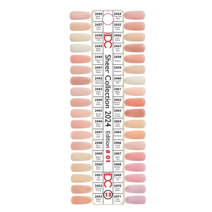 DND DC Gel Polish - Sheer Collection 36 Colors