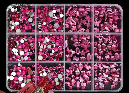 Rhinestone 12 Grid Pack