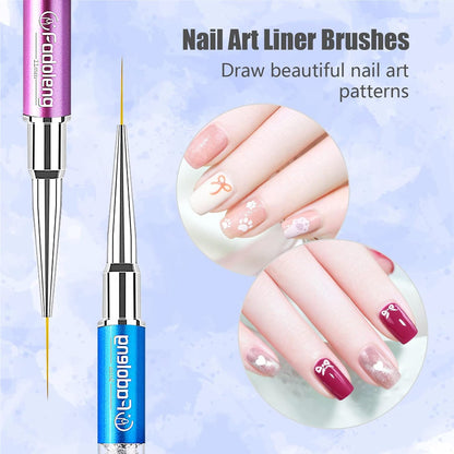 Crystal Art Liner Brushes 5pcs