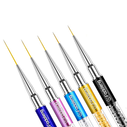 Crystal Art Liner Brushes 5pcs
