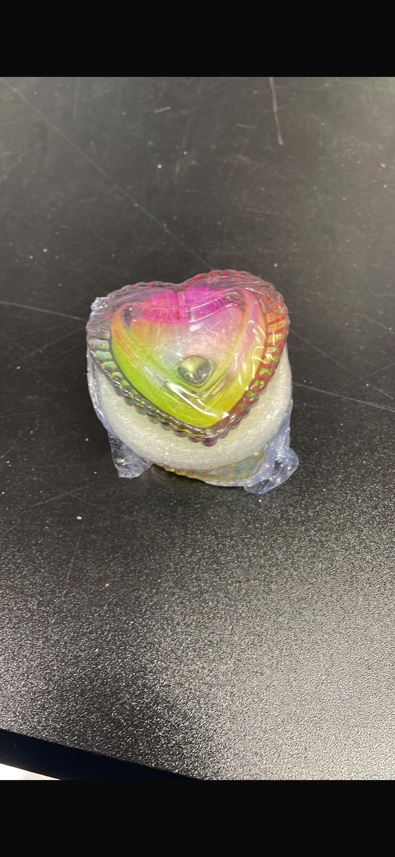 Rainbow Colored Dappen Dishes