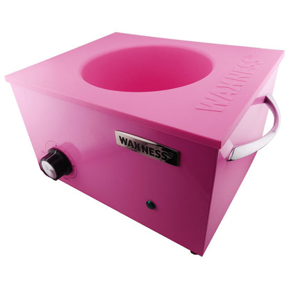 WAXNESS LARGE PROFESSIONAL HEATER WN-6003 PINK ELITE SERIES HOLDS 5.5 LB WAX WITH SILICONE LINER