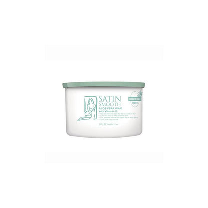 SATIN SMOOTH ALOE VERA WAX 14OZ.