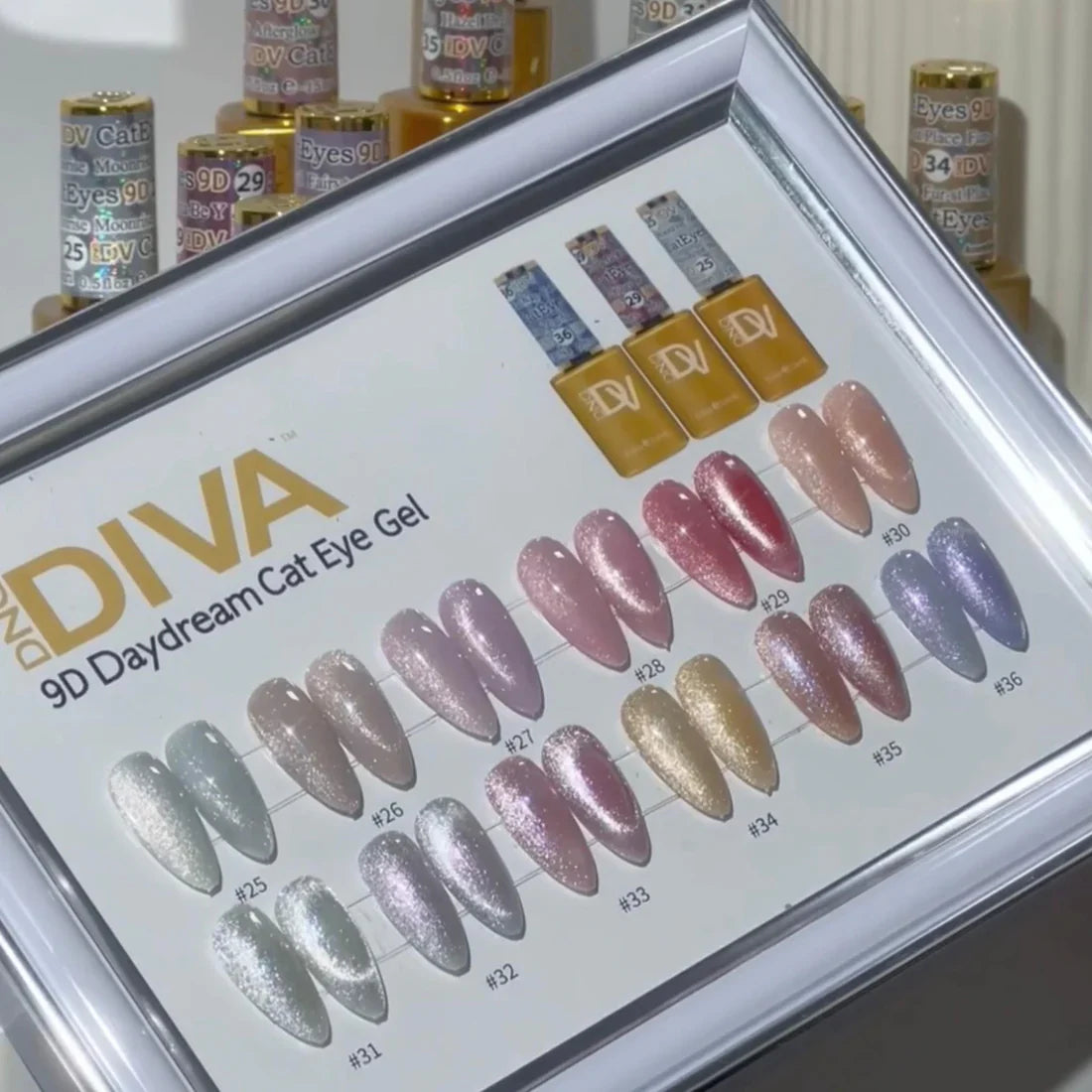 DND DIVA Cat Eye Daydream - 12 Set
