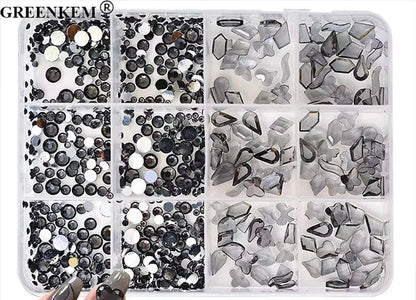 Rhinestone 12 Grid Pack