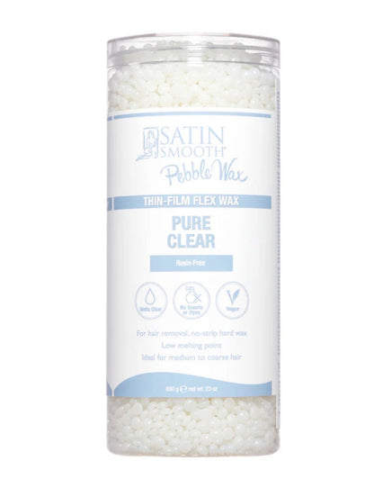 Satin Smooth Pure Clear Thin-Film Pebble Wax 23oz