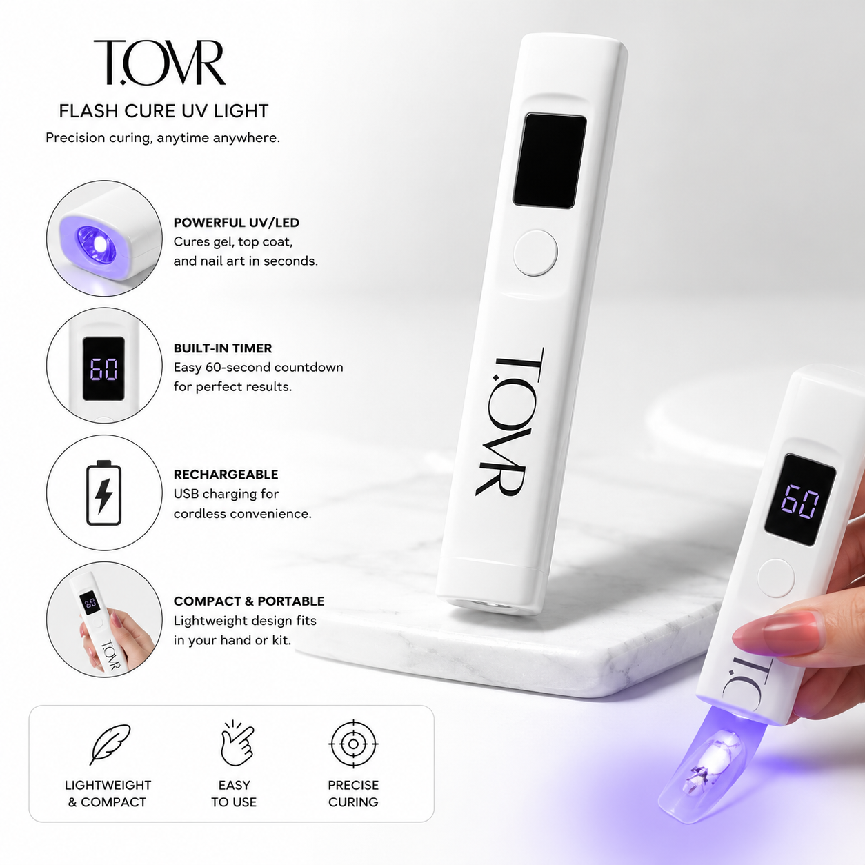 Take Over Handheld Flash Cure UV Lamp