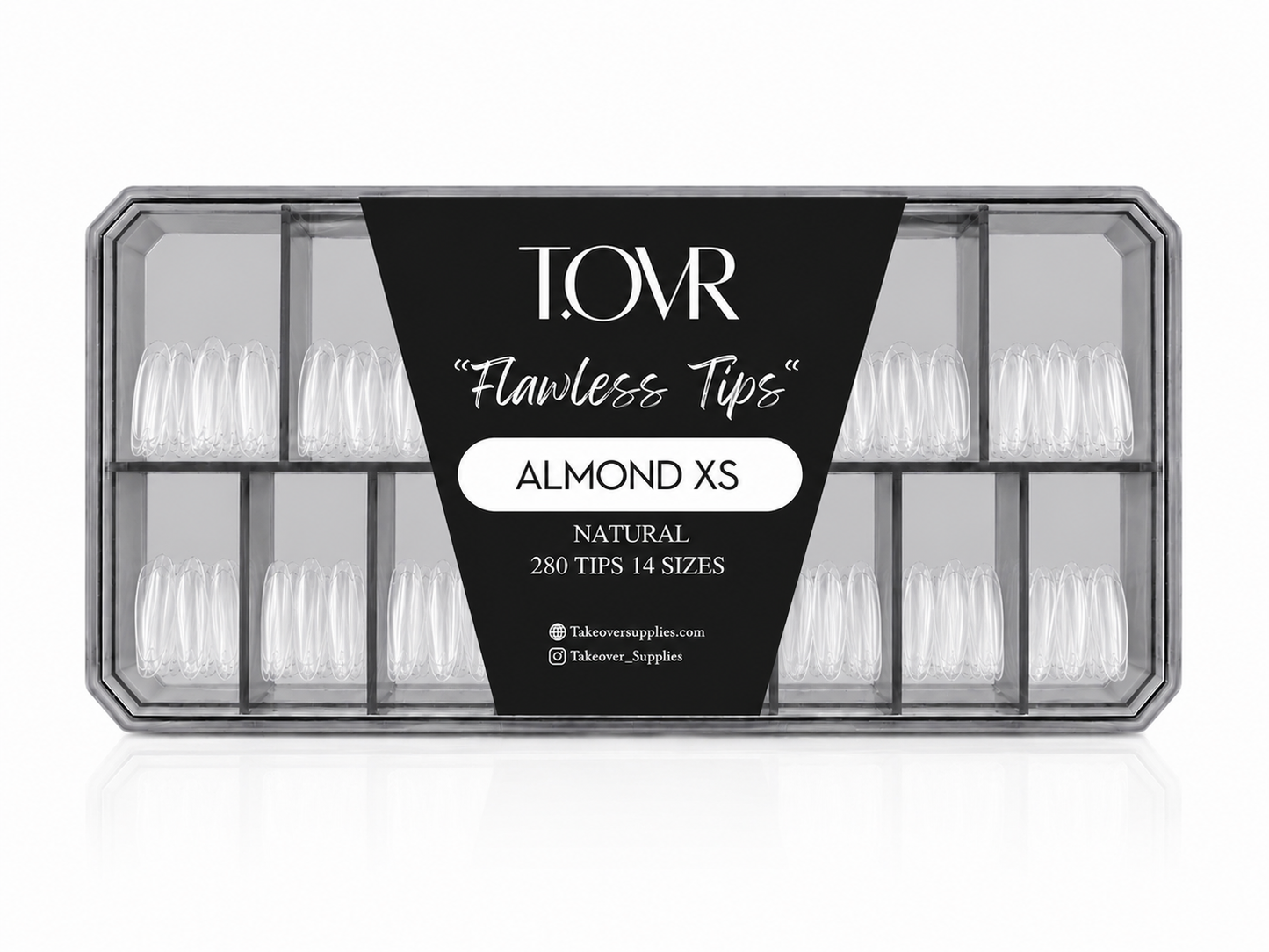 Take Over Soft Gel Extension Tips 280pcs Almond