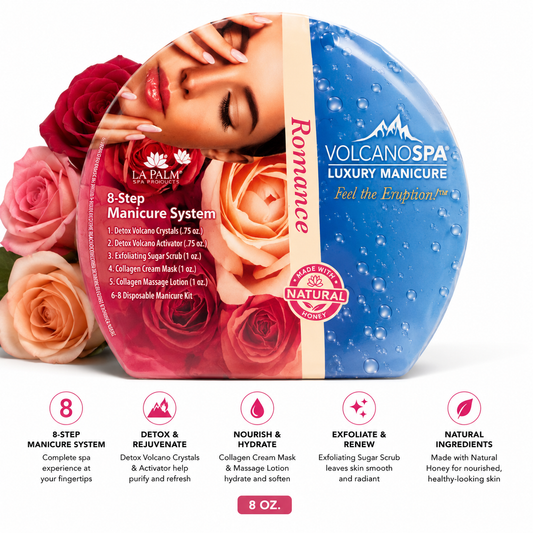 Volcano Spa Luxury Manicure 8 Step Kit