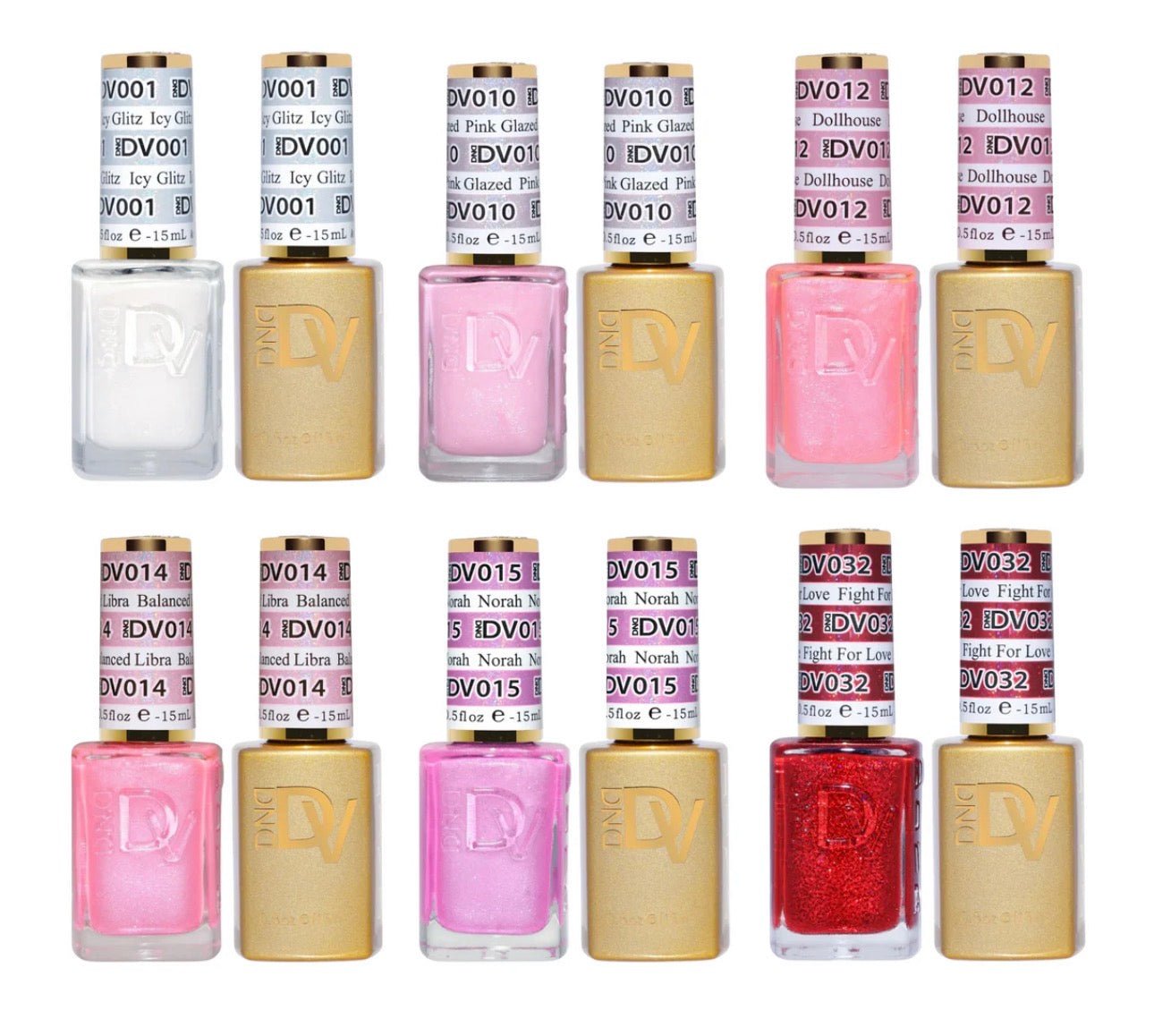 DND DIVA Cupids Palette Gel & Lacquer 6pc Bundle