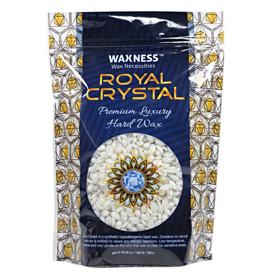 WAXNESS ROYAL CRYSTAL PREMIUM LUXURY HARD WAX 1.65 LB / 26.25 OZ