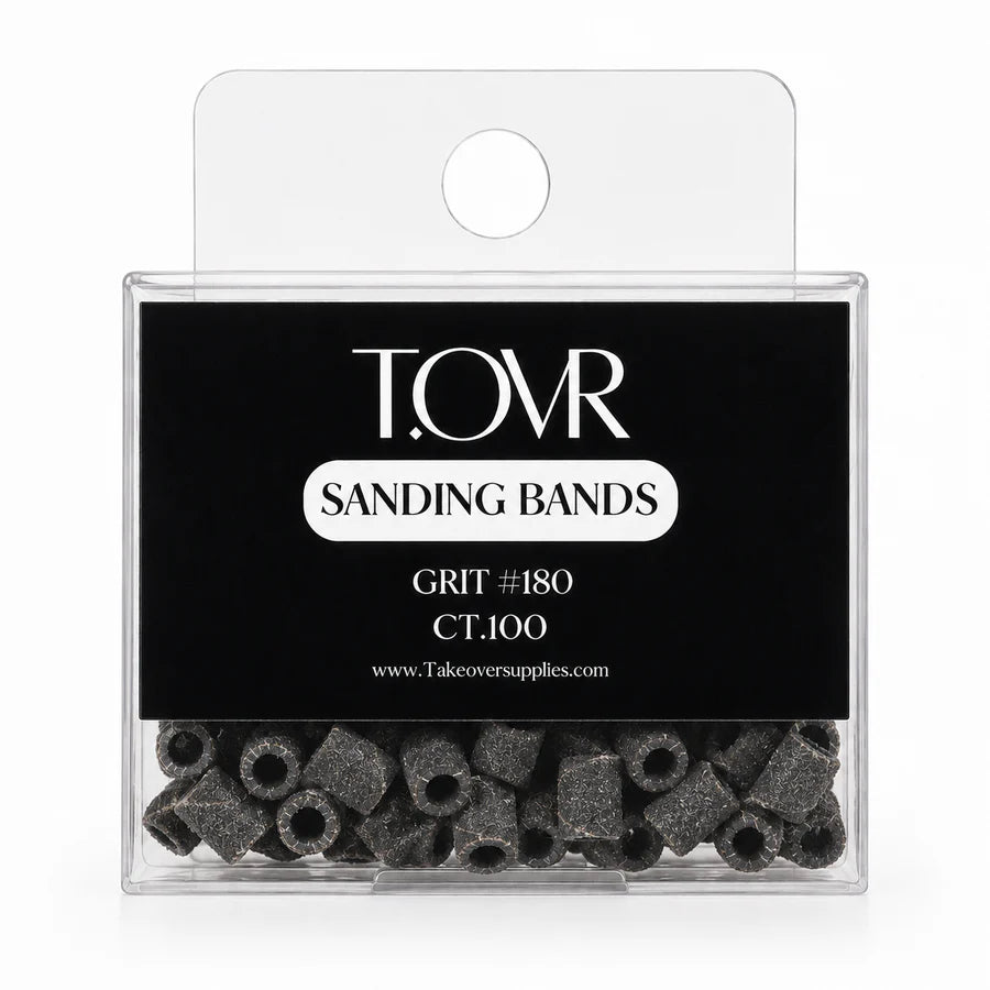 Take Over Black 3mm Sanding Bands ct.100