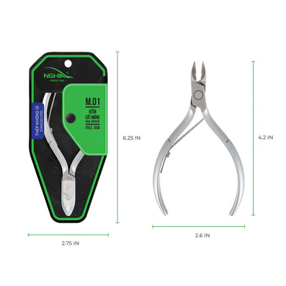 NGHIA Acrylic/Nail Nipper M-01 (Stainless Steel)