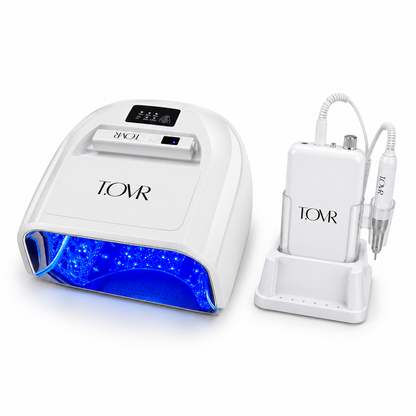 Take Over Professional Cordless UV/LED Lamp + Rechargeable Nail Drill 45,000 RPM
