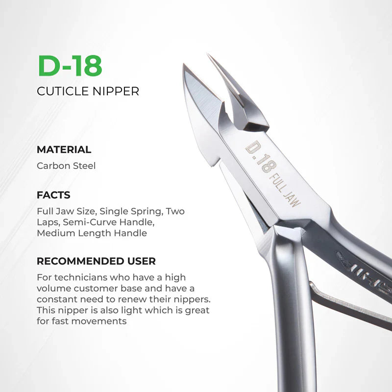 NGHIA Cuticle Nipper D.18 (Hard Steel)