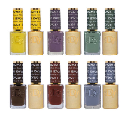 DND Diva Cozy Autumn Gel & Lacquer 6pc Bundle