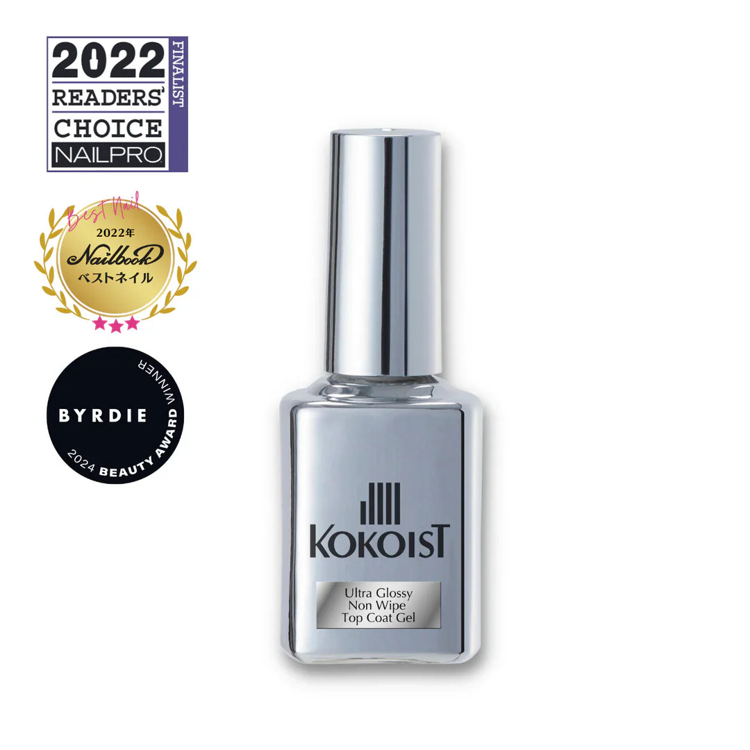KOKOIST ULTRA GLOSSY NON WIPE TOP COAT GEL 15ML
