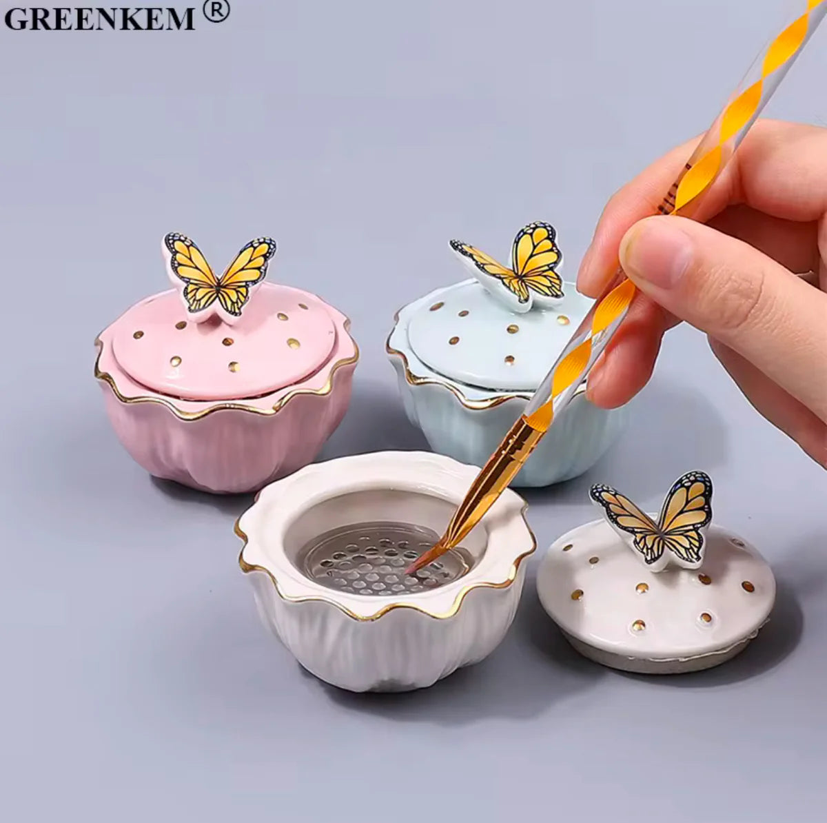 Butterfly Dappen Dish with Filter