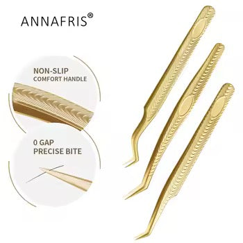Annafris Eyelash Extension Tweezers