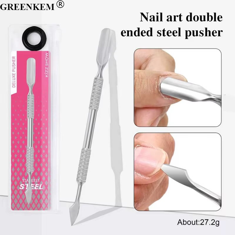 Stainless Steel Double-Ended Cuticle Pusher