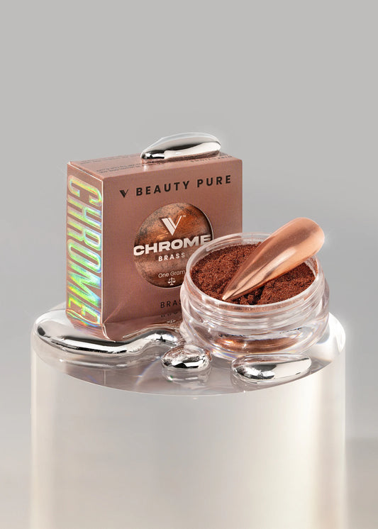 V BEAUTY PURE CHROME POWDER - BRASS