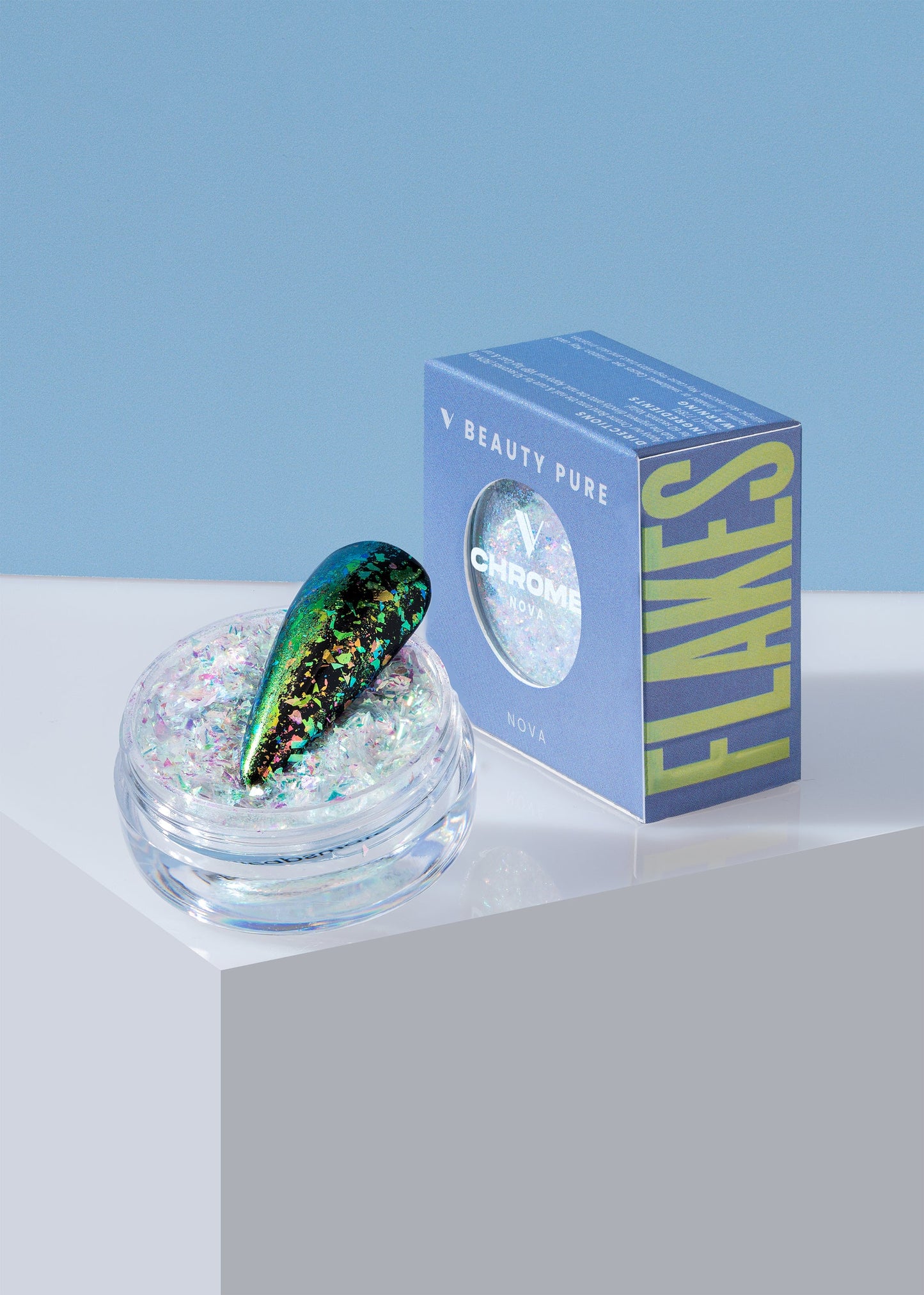 V BEAUTY PURE CHROME FLAKES - NOVA