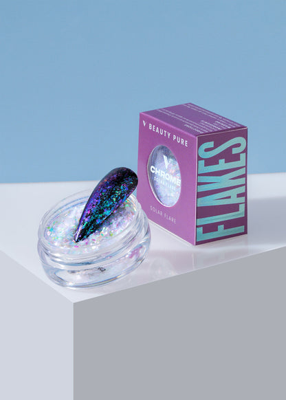 V BEAUTY PURE CHROME FLAKES - SOLAR FLARE