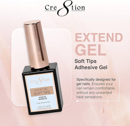 Cre8tion Extend Gel Soft Tip Adhesive