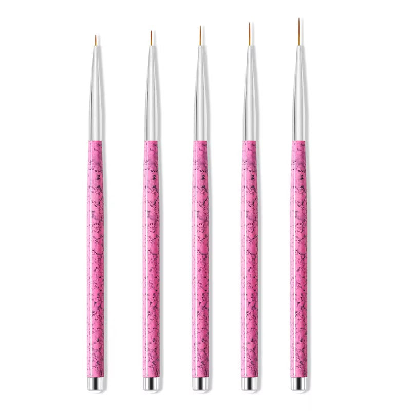 Nail Art Liner Brush Set – 5 Piece