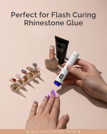 MelodySusie P-Art01R Rechargeable Mini LED/UV Nail Art Lamp