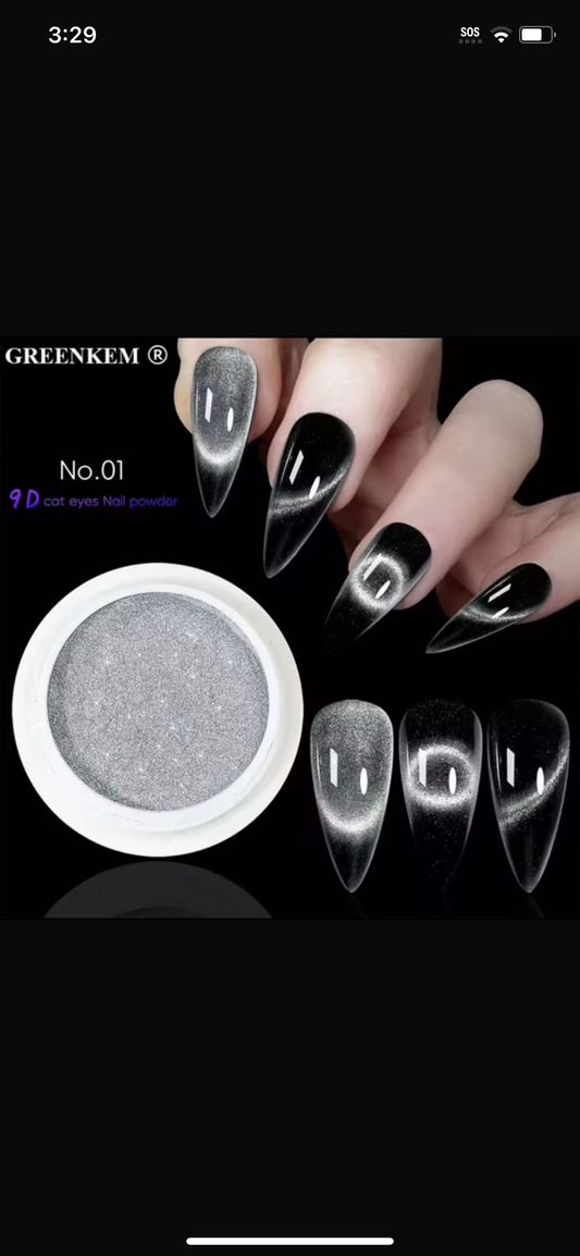 9D Cat Eyes Nail Powder