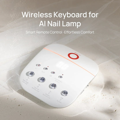 O Nail Wireless Keyboard for AI Nail Lamp
