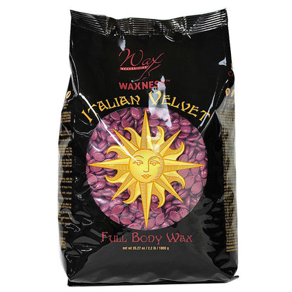 WAXNESS Italian Velvet Full Body Hard Wax Beads 2.2lb