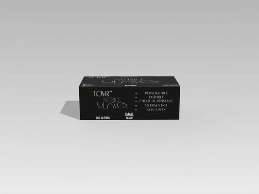 TAKE OVER NITRILE GLOVES BLACK 100ct.