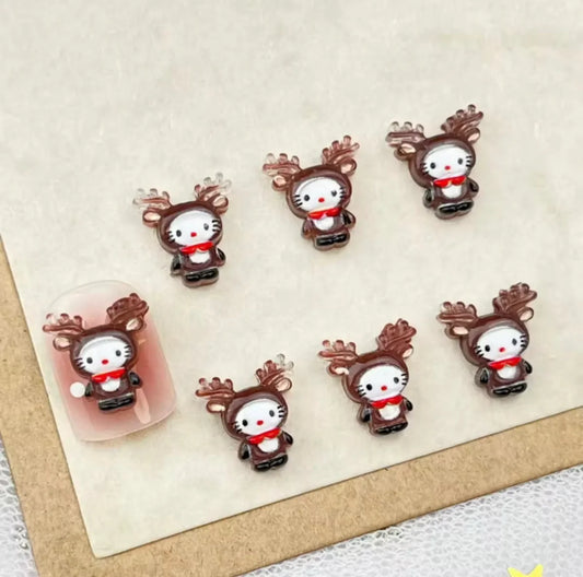 Hello Kitty Christmas Nail Charms (2pcs)