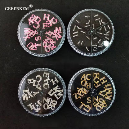 Letter Nail Charms