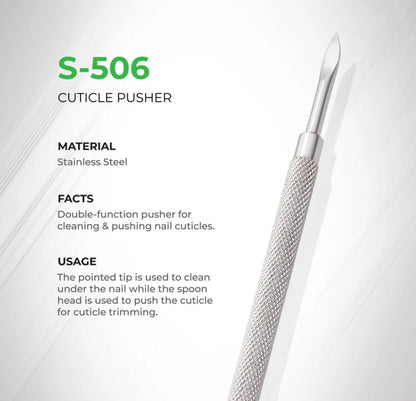 NGHIA Cuticle Pusher - S-506 (Stainless Steel)