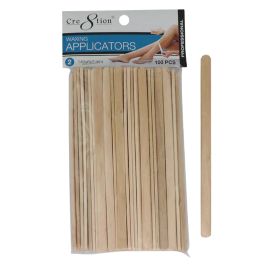 Cre8tion Disposable Wax Applicators 140x6x2mm 100pc