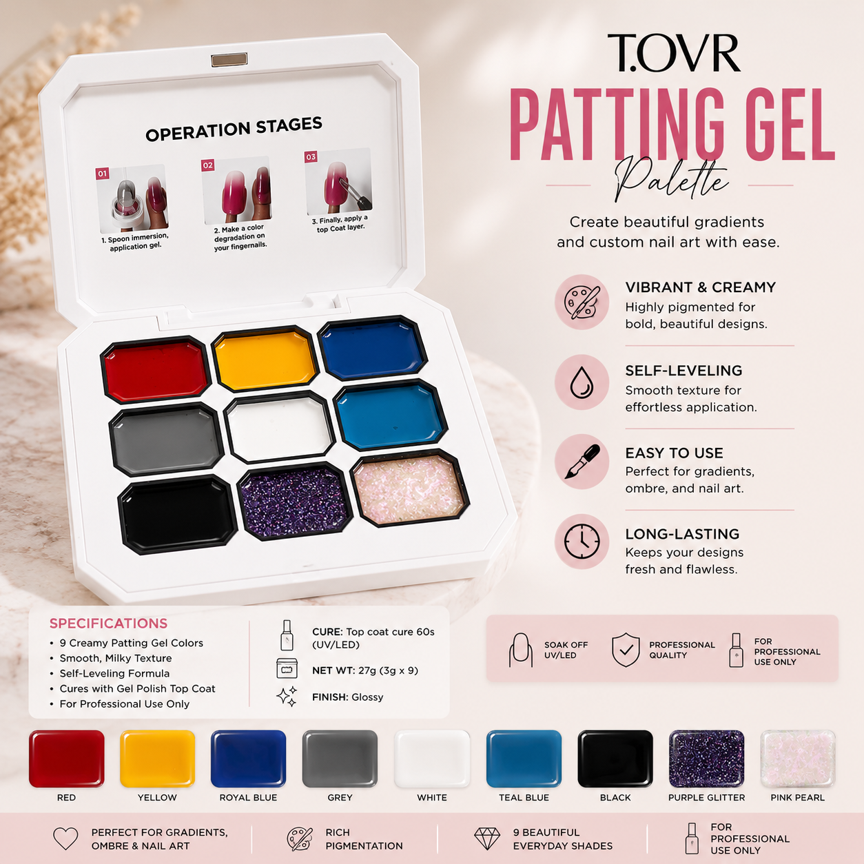 Take Over Patting Gels